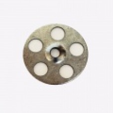 Крепежный диск, оцинкованный, №106  ( диаметр 38 мм, толщина 2 мм)